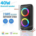 80W High Power Speaker Portable Dual 3-inch HIFI RGB Light Outdoor Audio System for Audience Wireless Boombox TWS/FM Z250213 UNIQUE ITEMS PLUS2