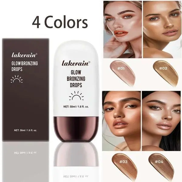 Color: Blue - Bronzing Drops Face Pep Serums Liquid Bronzer Cream Hydrating Makeup For An Everyday Radiant Summer Glow X250712 UNIQUE ITEMS PLUS2