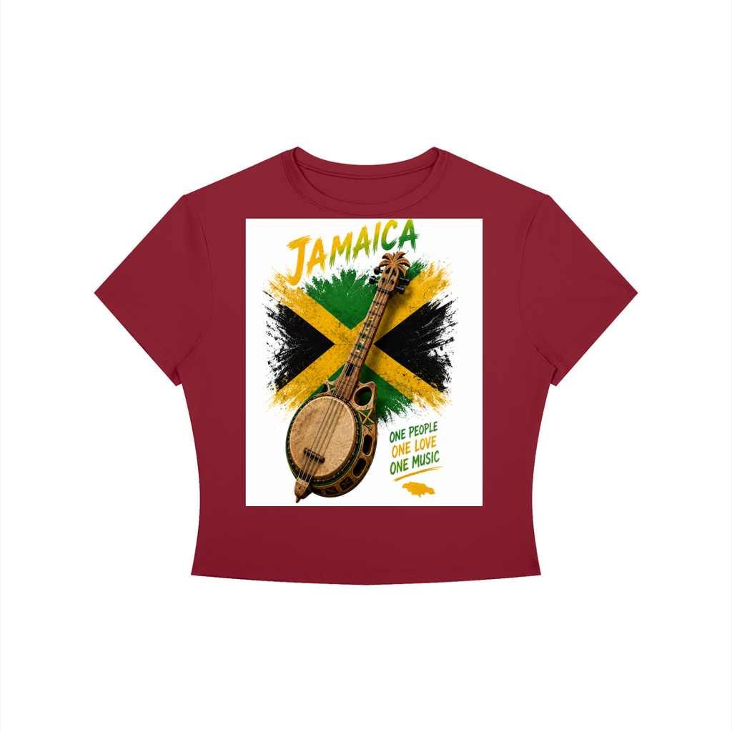 Women's Crewneck Crop T-Shirt ODMPOD