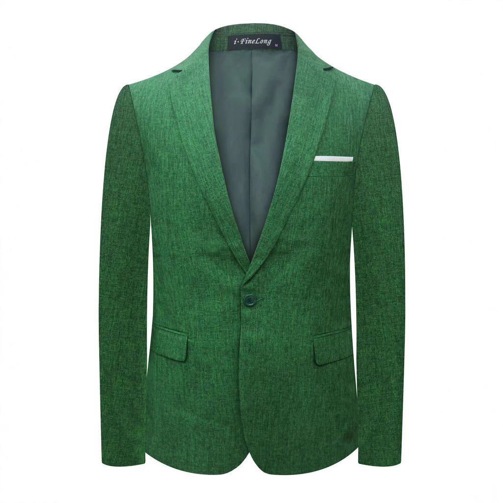Mens Casual Solid-colormulti-color Suit Jacket My Store