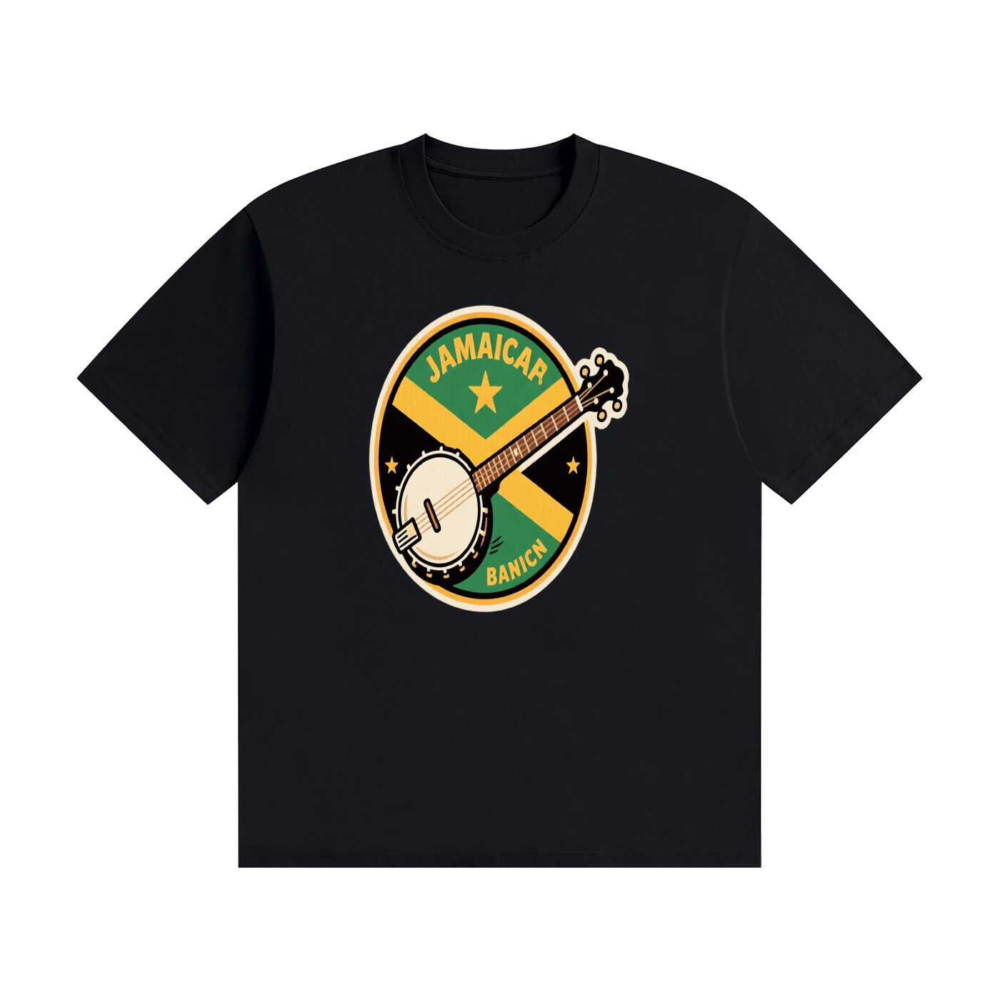 Unisex Seamless Cotton T-Shirt with Jamaican Flair ODMPOD