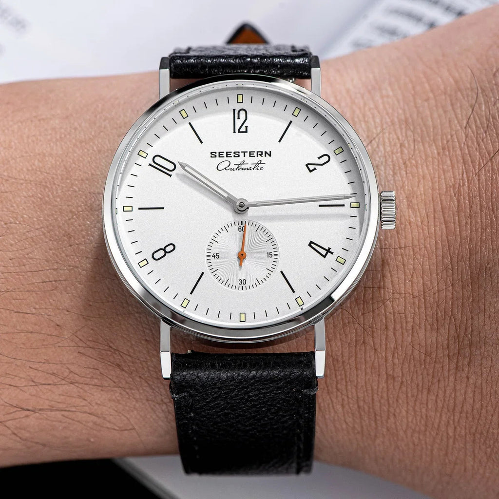 SEESTERN 2024 New Men Watch Automatic Business Wristwatches ST1701 Movement Ultra Thin Clock Top Brand Luxury  Fashion Casual UpTrend Deals