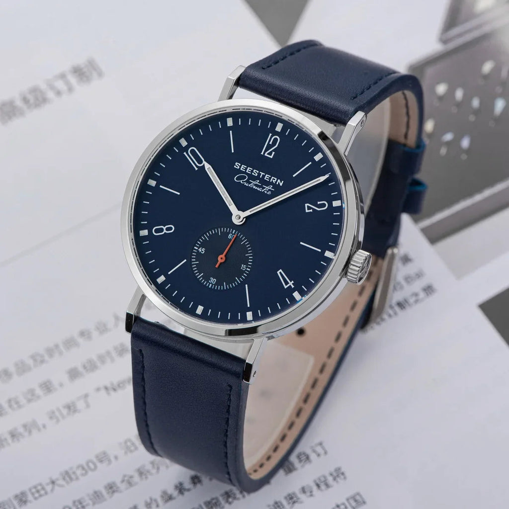 SEESTERN 2024 New Men Watch Automatic Business Wristwatches ST1701 Movement Ultra Thin Clock Top Brand Luxury  Fashion Casual UpTrend Deals