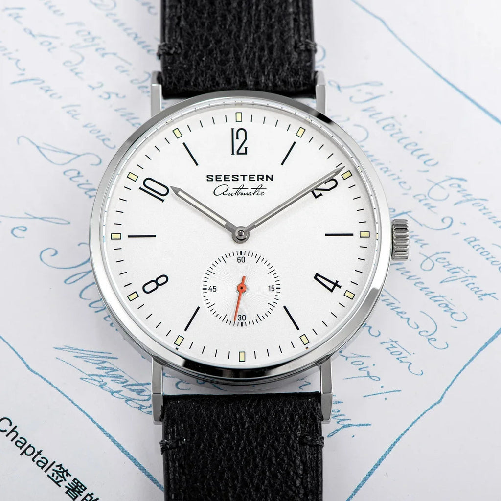 SEESTERN 2024 New Men Watch Automatic Business Wristwatches ST1701 Movement Ultra Thin Clock Top Brand Luxury  Fashion Casual UpTrend Deals