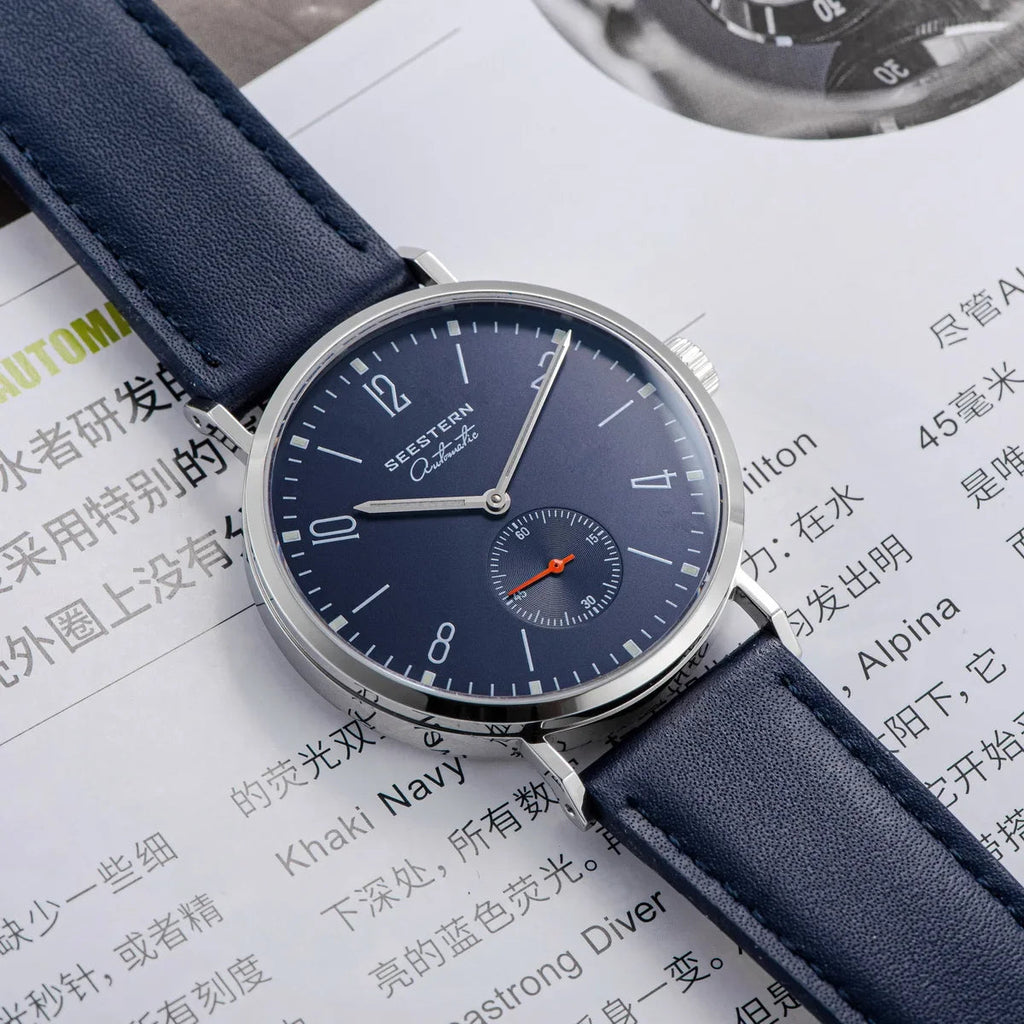 SEESTERN 2024 New Men Watch Automatic Business Wristwatches ST1701 Movement Ultra Thin Clock Top Brand Luxury  Fashion Casual UpTrend Deals
