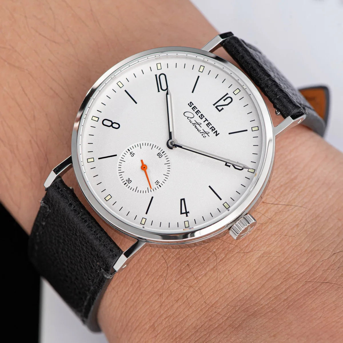 SEESTERN 2024 New Men Watch Automatic Business Wristwatches ST1701 Movement Ultra Thin Clock Top Brand Luxury  Fashion Casual UpTrend Deals
