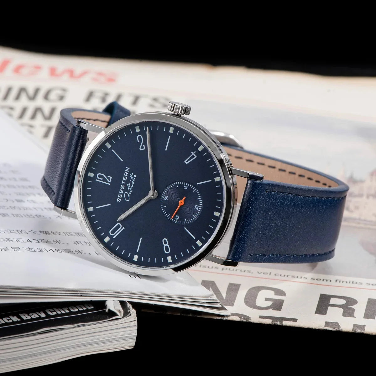 SEESTERN 2024 New Men Watch Automatic Business Wristwatches ST1701 Movement Ultra Thin Clock Top Brand Luxury  Fashion Casual UpTrend Deals