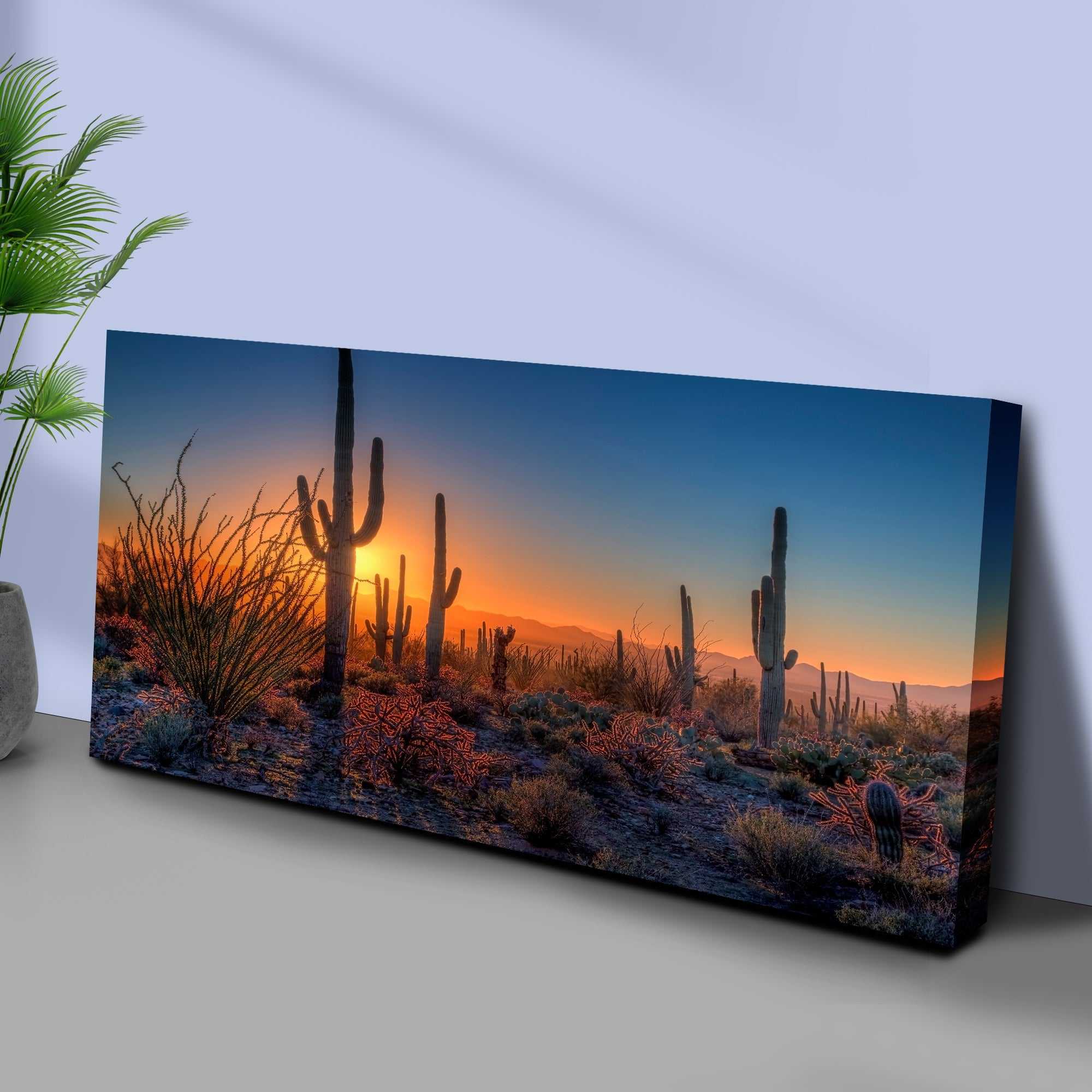 Desert Dusk Canvas Wall Art - UNIQUE ITEMS PLUS2