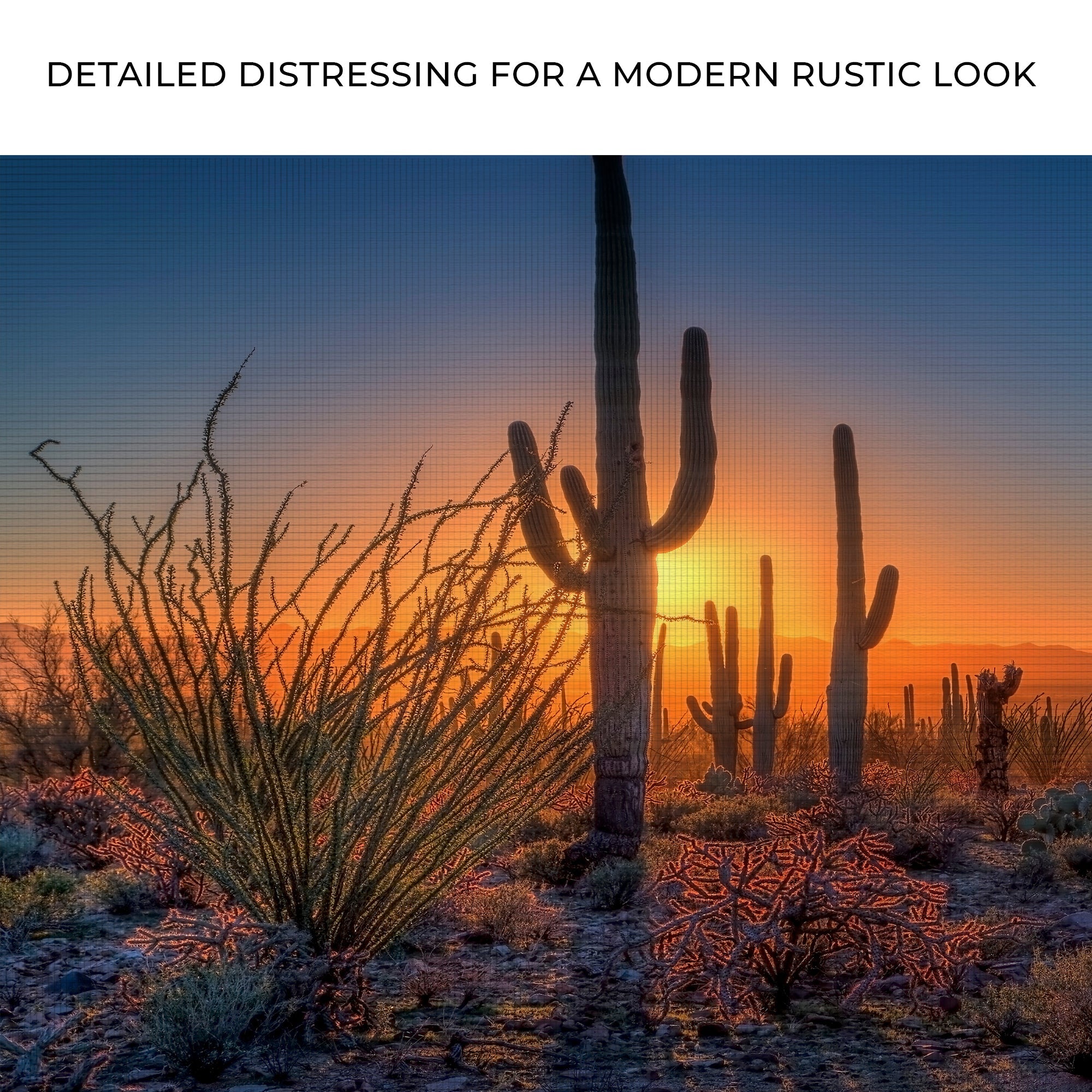 Desert Dusk Canvas Wall Art - UNIQUE ITEMS PLUS2