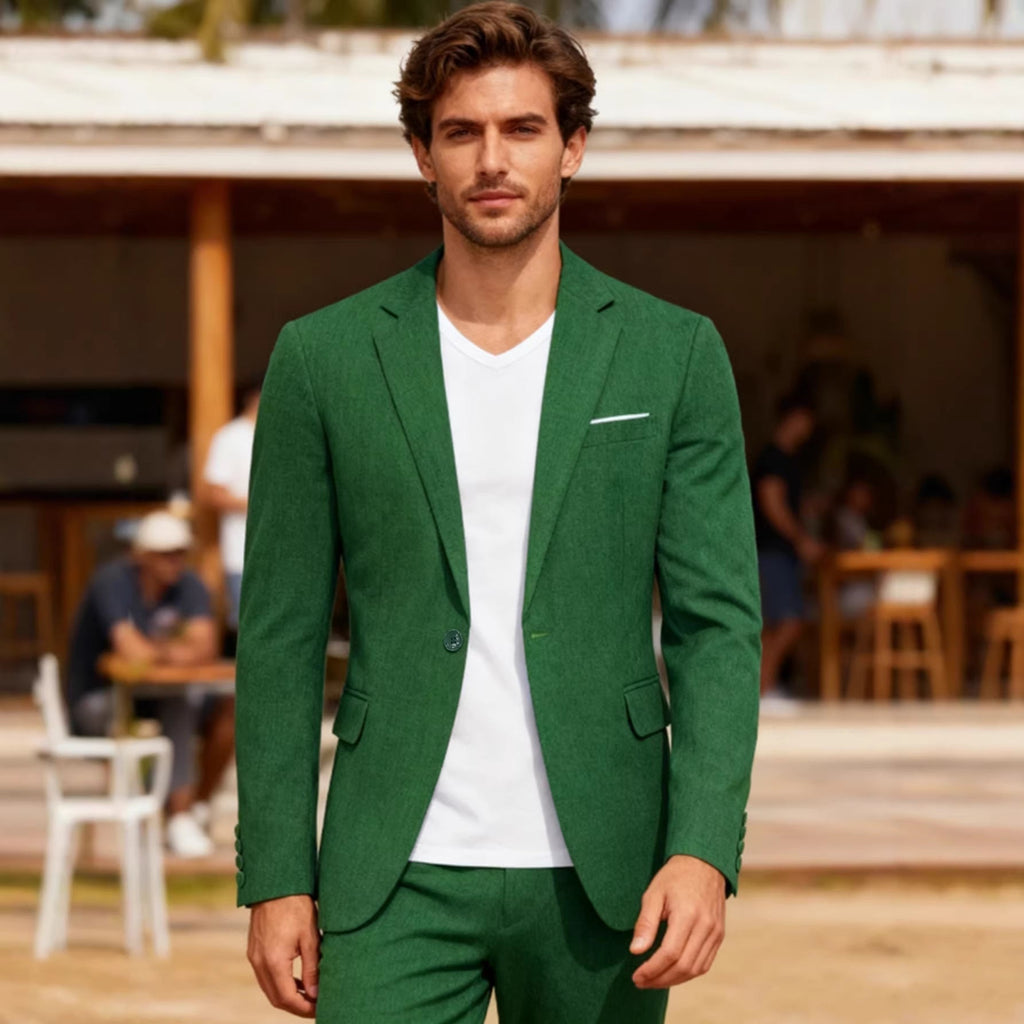 Mens Casual Solid-colormulti-color Suit Jacket My Store