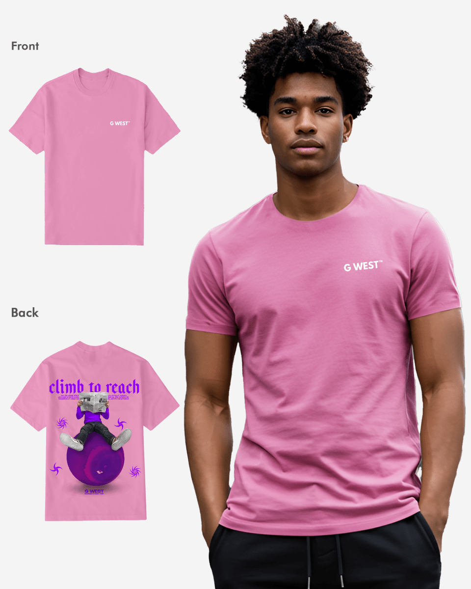 G West Mens Newspaper Tee G West