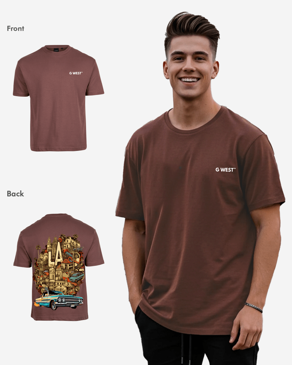 G West Oversized La Culture T-Shirt Mens G West