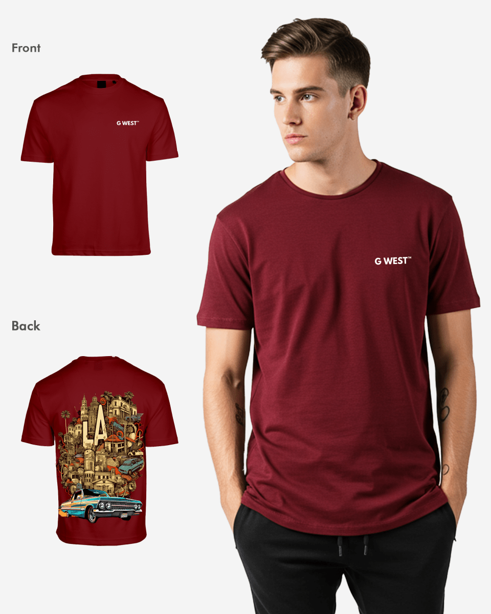 G West Oversized La Culture T-Shirt Mens G West