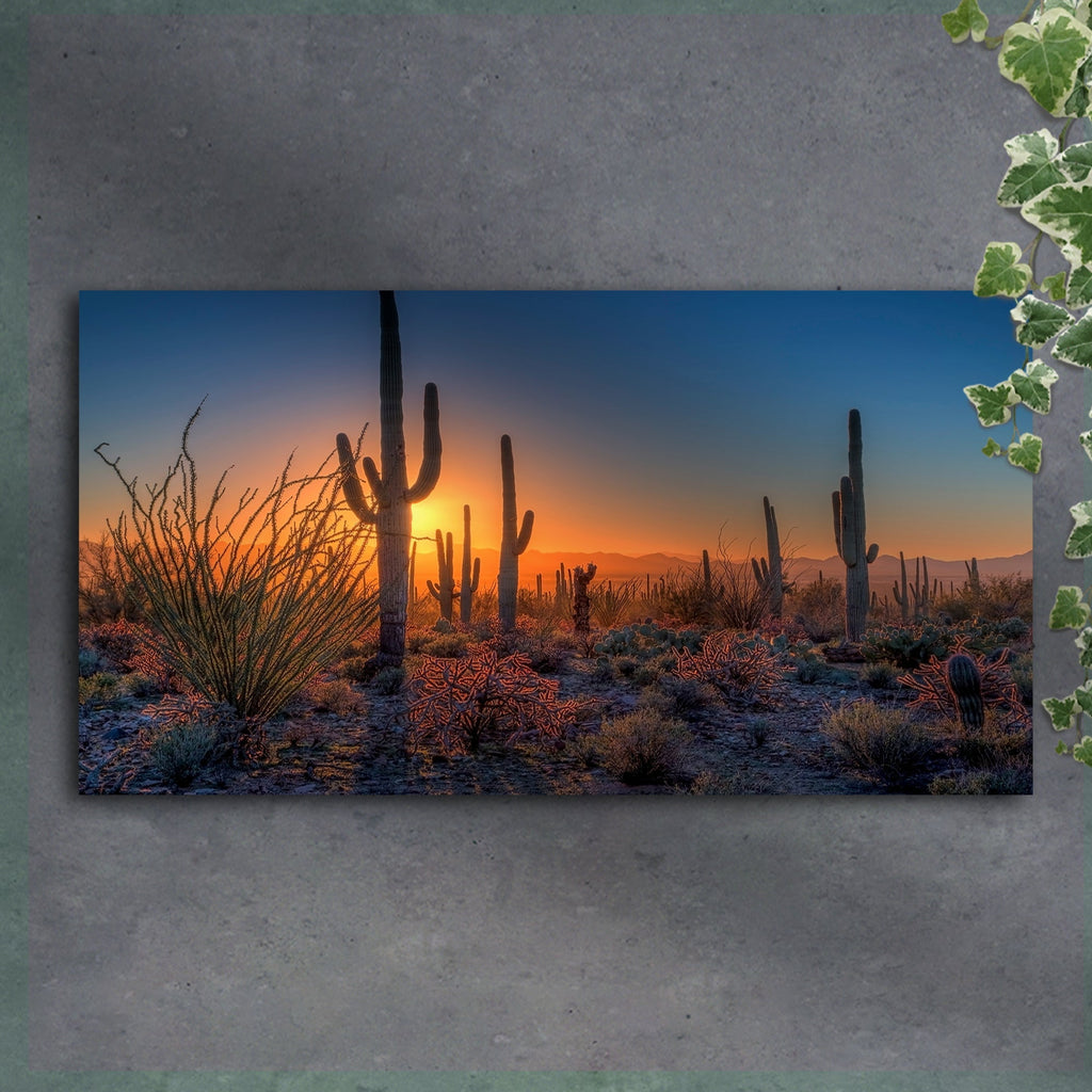 Desert Dusk Canvas Wall Art - UNIQUE ITEMS PLUS2