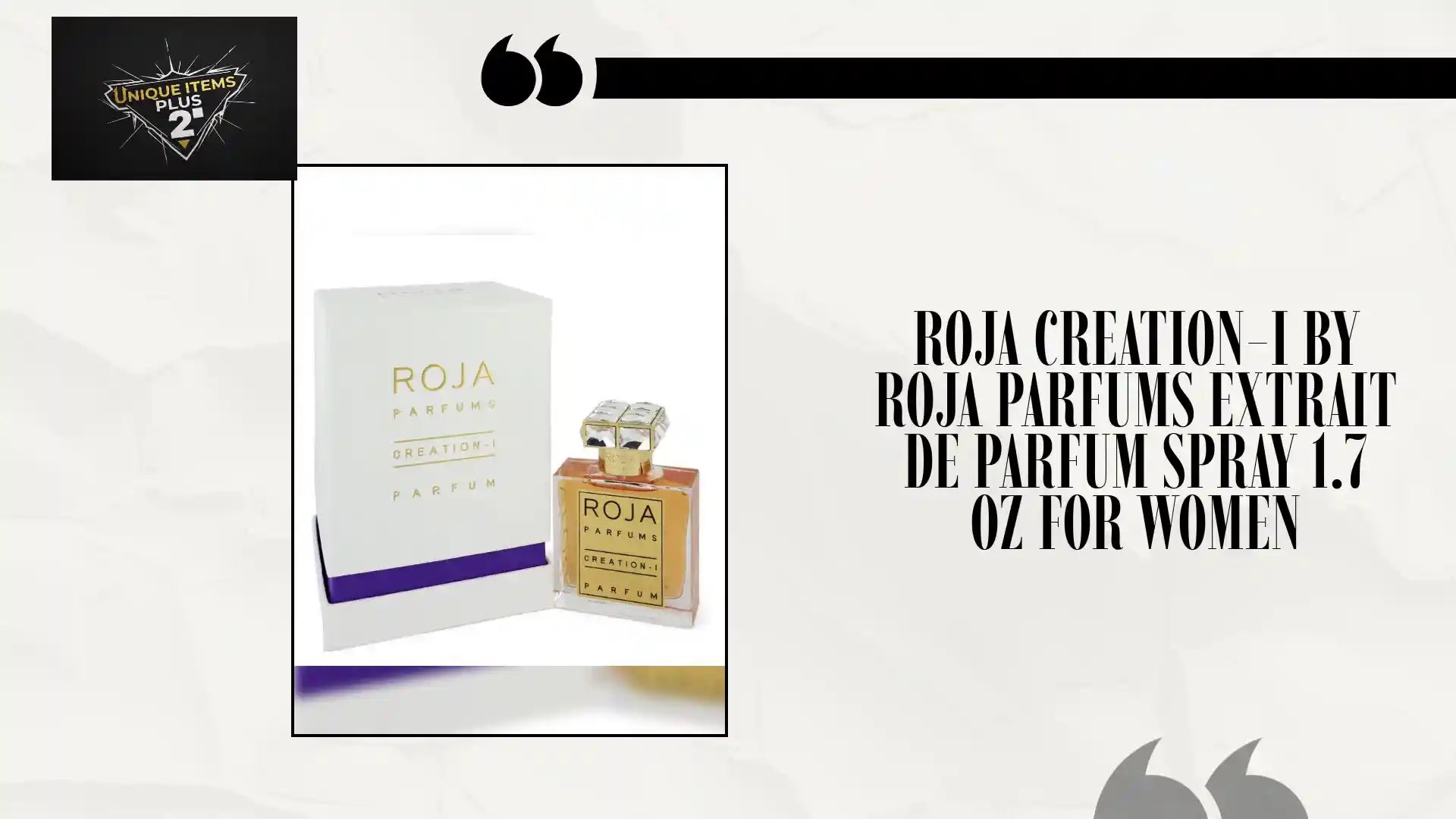 Roja Creation-I by Roja Parfums Extrait De Parfum Spray 1.7 oz for Women by@Outfy