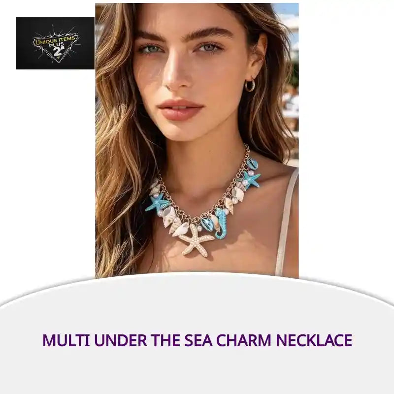 Multi Under The Sea Charm Necklace by@Outfy