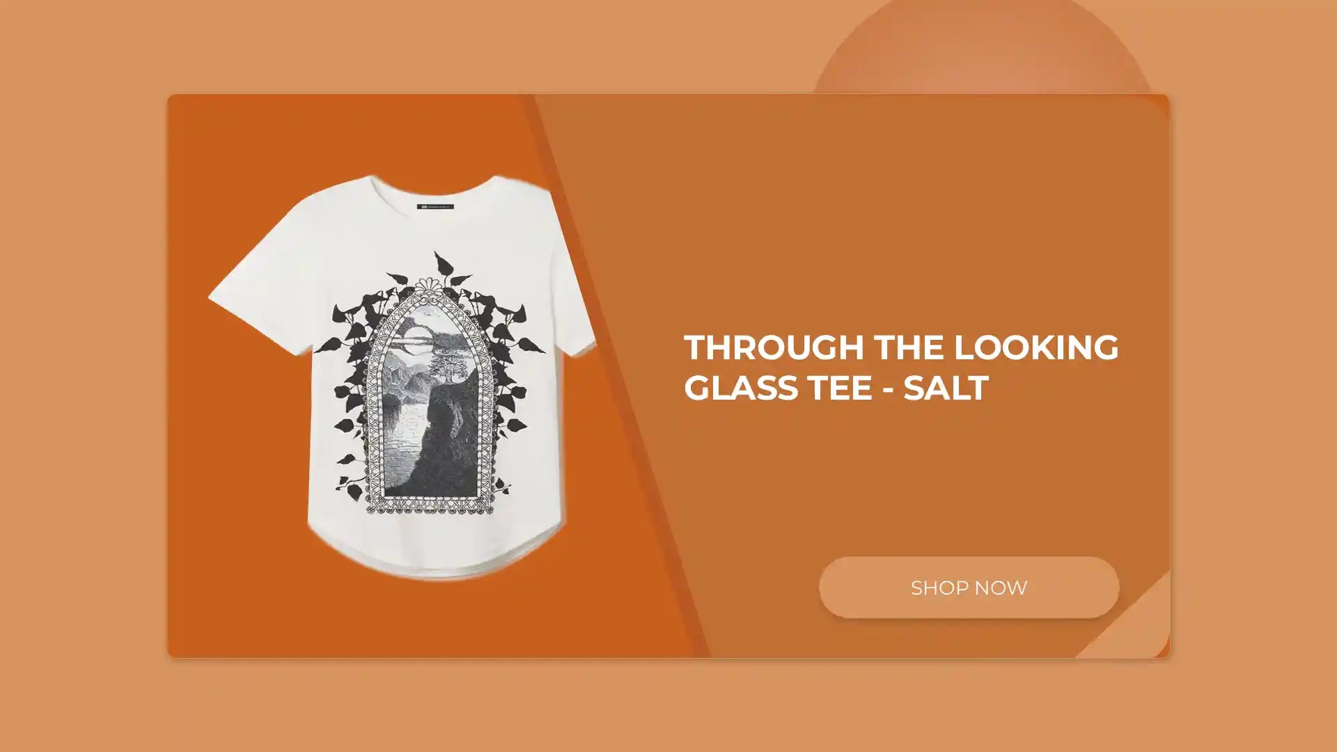 Through the Looking Glass Tee - Salt by@Outfy