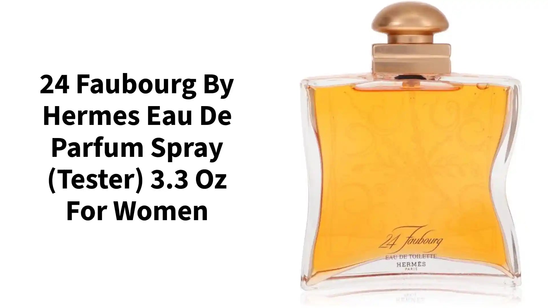 24 Faubourg by Hermes Eau De Parfum Spray (Tester) 3.3 oz for Women by@Outfy