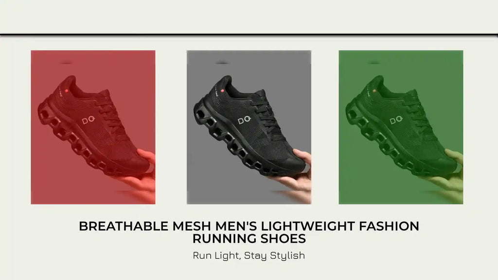 Breathable Mesh Men's Lightweight Fashion Running Shoes by@Outfy