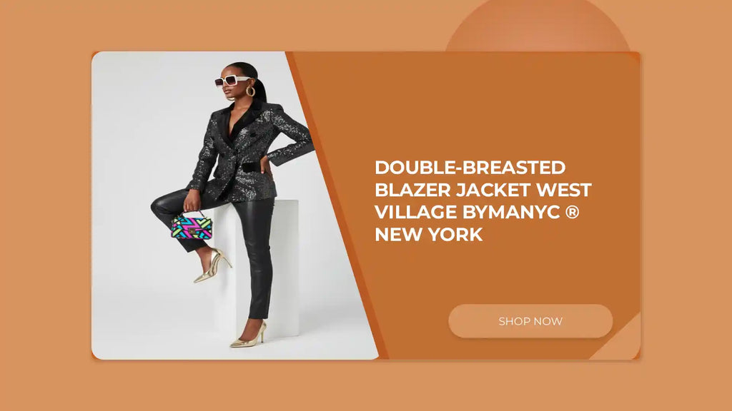 Double-Breasted Blazer Jacket WEST VILLAGE BYMANYC &reg; New York by@Outfy