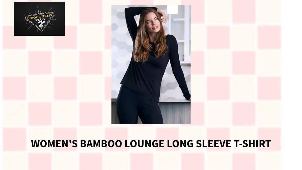 Women's Bamboo Lounge Long Sleeve T-Shirt by@Outfy
