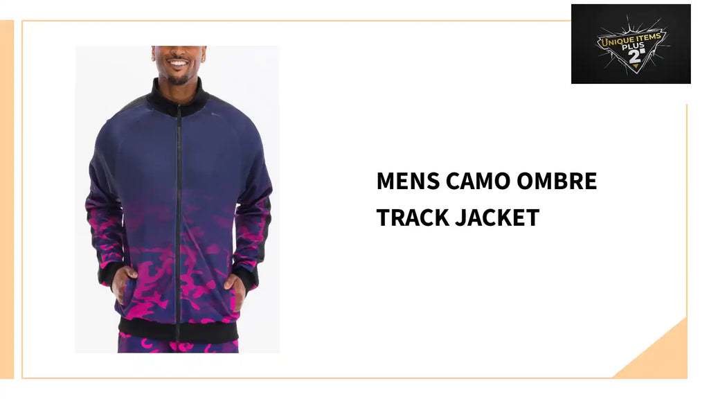 Mens Camo Ombre Track Jacket by@Outfy