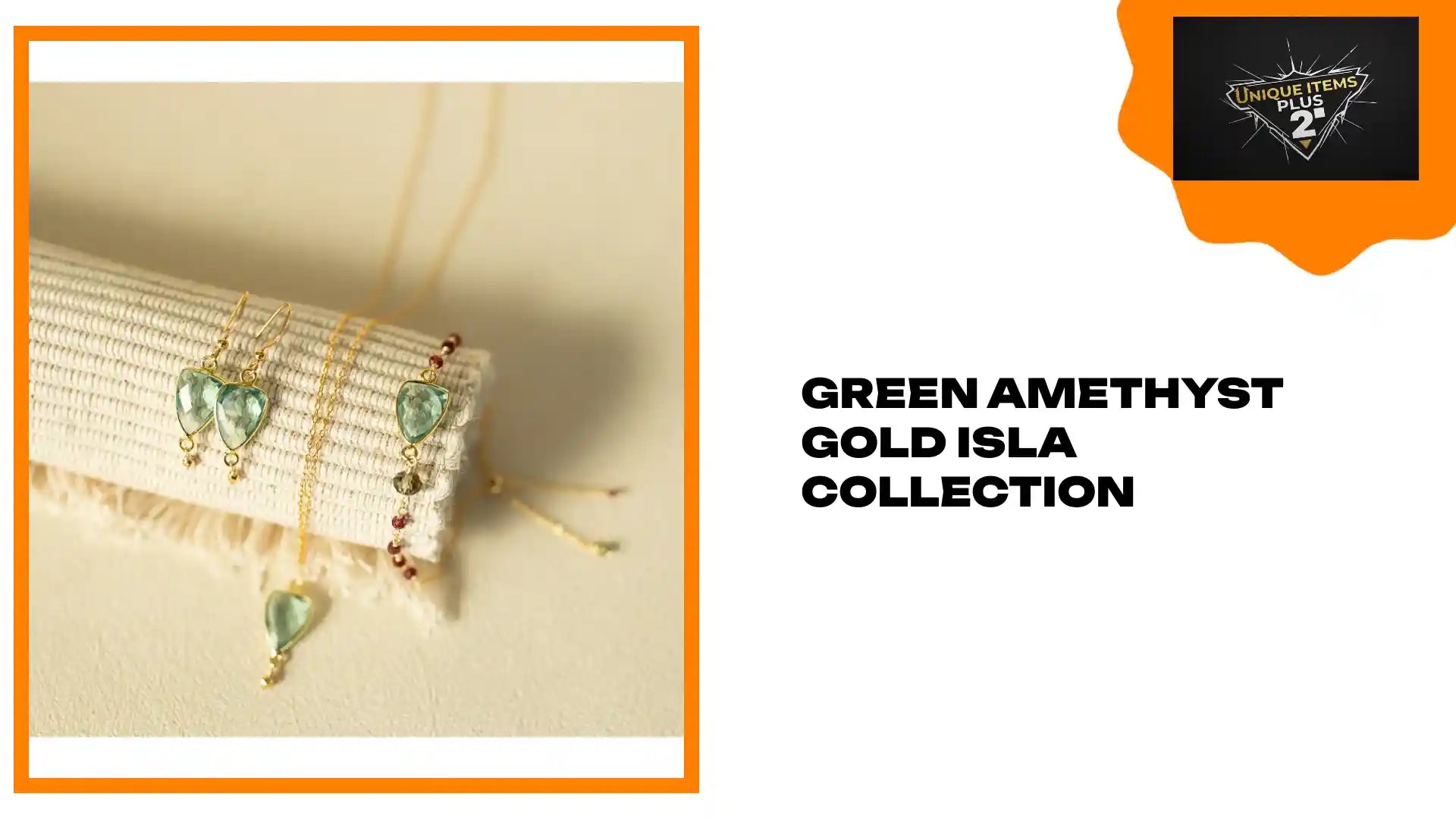 Green Amethyst Gold Isla Collection by@Outfy