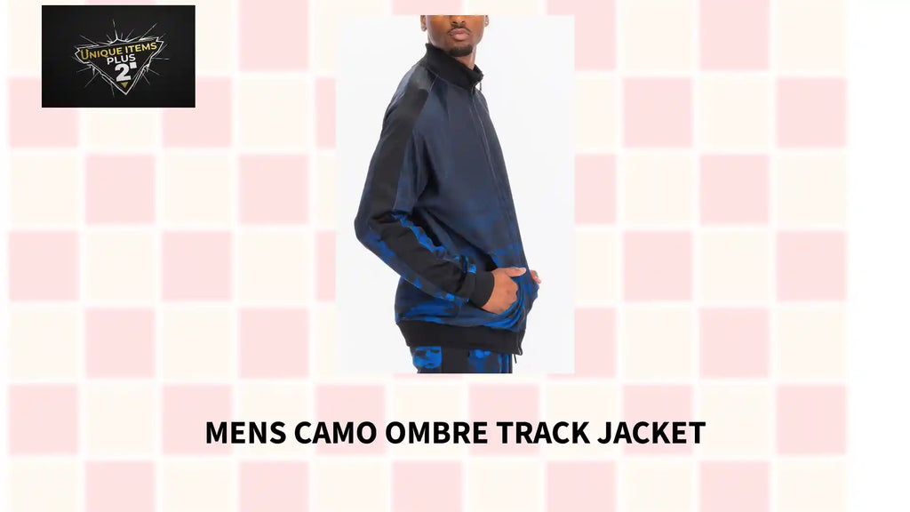 Mens Camo Ombre Track Jacket by@Outfy