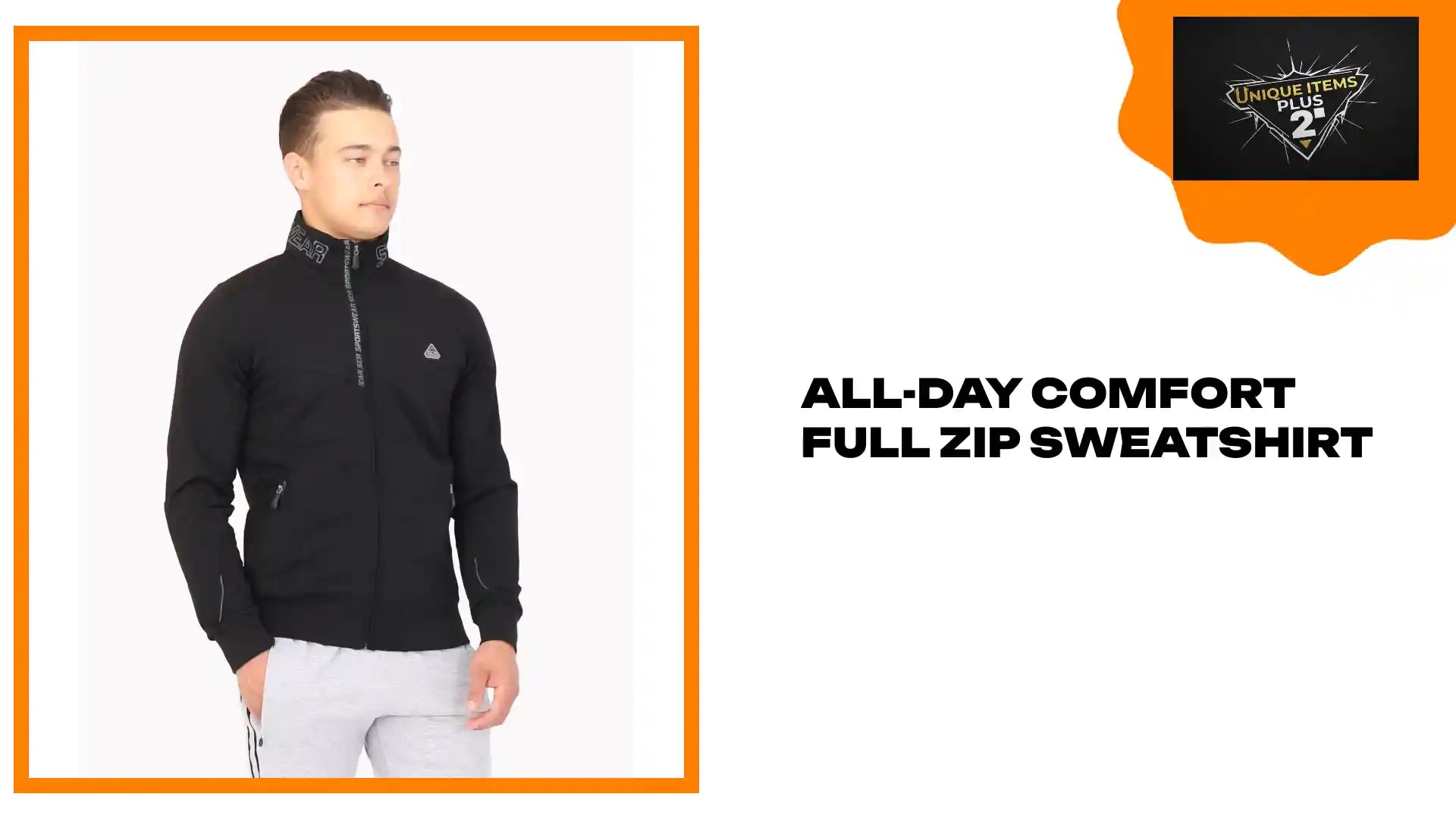 All-Day Comfort Full Zip Sweatshirt by@Outfy