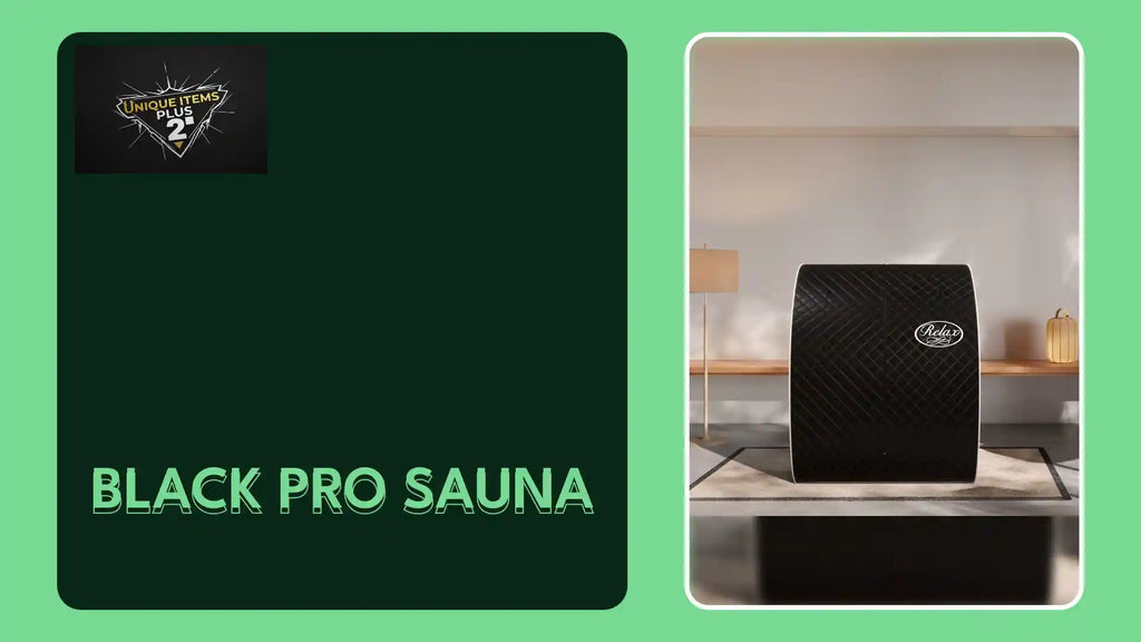 Black Pro Sauna by@Outfy