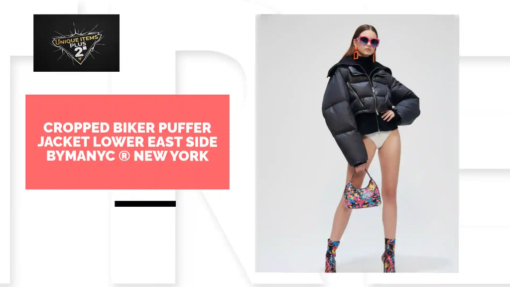 Cropped Biker Puffer Jacket LOWER EAST SIDE BYMANYC &reg; New York by@Outfy