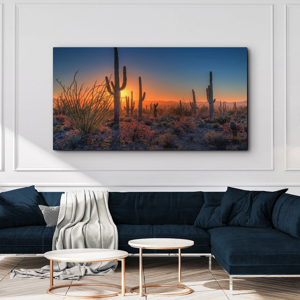 Desert Dusk Canvas Wall Art - UNIQUE ITEMS PLUS2